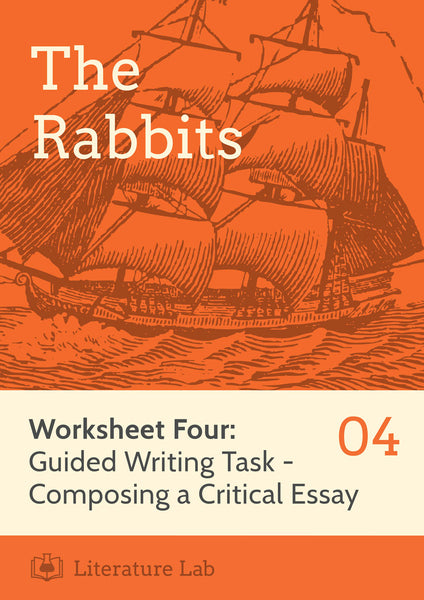 The Rabbits Guided Writing Task Worksheet & Essay Writing PowerPoint