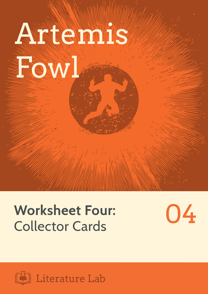 Artemis Fowl Worksheet - Collector Cards