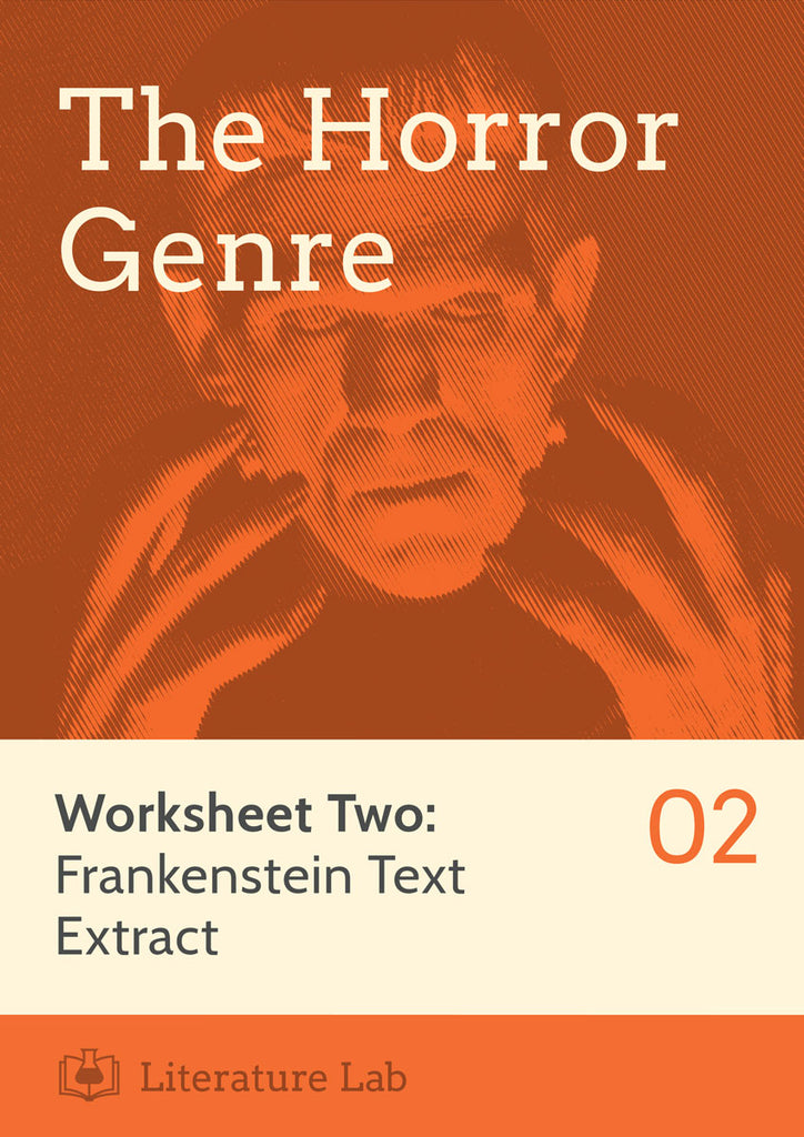 Horror Worksheet - Frankenstein Text Extract