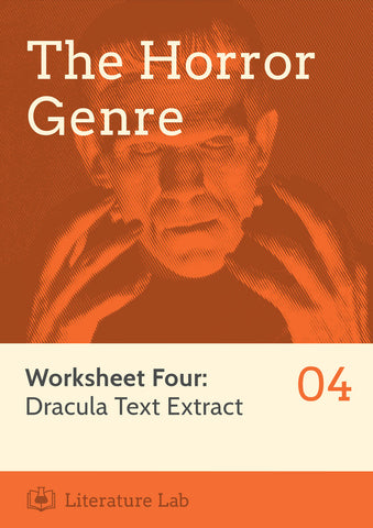 Horror Worksheet - Dracula Text Extract